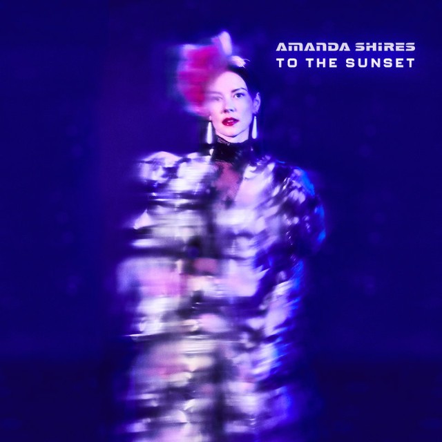 To the Sunset cover--it's her, but it's very blurry, except for her face, which is in focus