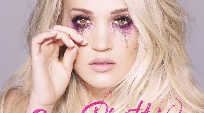 Carrie Underwood-CryPrettyAlbumCover--Carrie is crying.