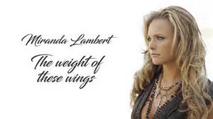 Miranda Lamhert-The Weight of Theses Wings Alhum Cover